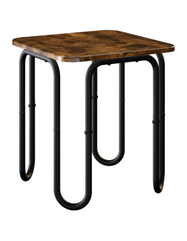 Tavolino da salotto Rovere Fumo 40 x 40 x 45 cm