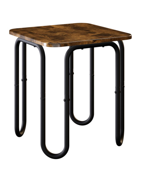 Tavolino da salotto Rovere Fumo 40 x 40 x 45 cm