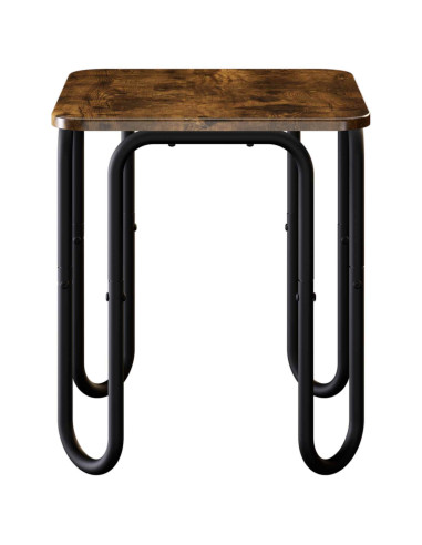 Tavolino da salotto Rovere Fumo 40 x 40 x 45 cm
