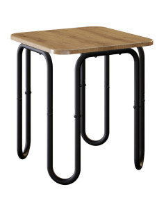Tavolino da salotto Rovere Artigianale 40 x 40 x 45 cm 2