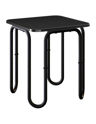 Tavolino da salotto Nero 40 x 40 x 45 cm Legno ingegnerizzato