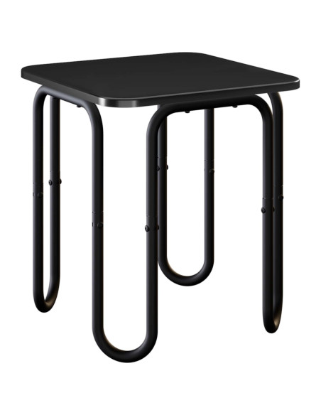 Tavolino da salotto Nero 40 x 40 x 45 cm Legno ingegnerizzato