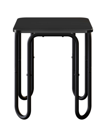 Tavolino da salotto Nero 40 x 40 x 45 cm Legno ingegnerizzato