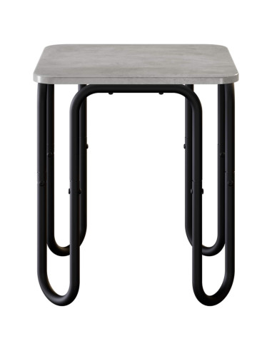 Tavolino da salotto Grigio Cemento 40 x 40 x 45 cm
