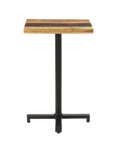 Tavolo da Bistrot Quadrato 50x50x75 cm in Massello di Recupero
