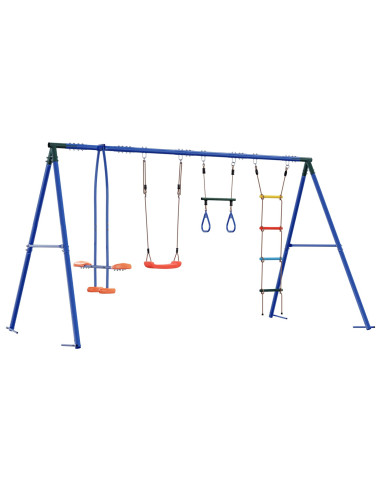 Set di Altalene per Esterni Multicolore 330 x 185 x 185 cm