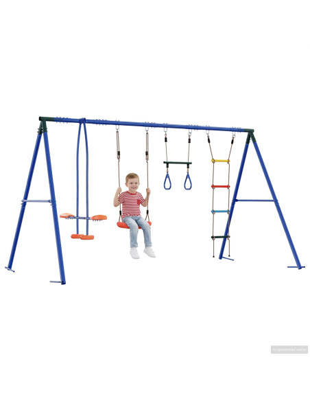 Set di Altalene per Esterni Multicolore 330 x 185 x 185 cm