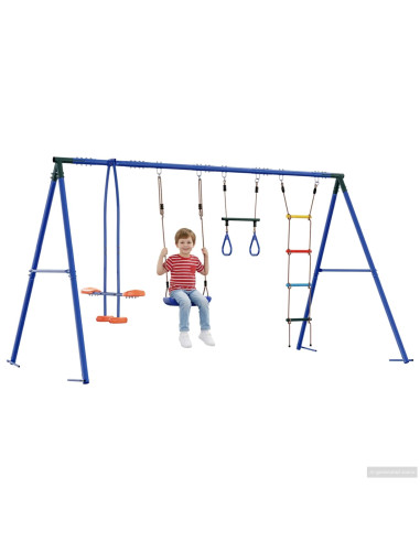 Set di Altalene per Esterni Multicolore 330 x 185 x 185 cm