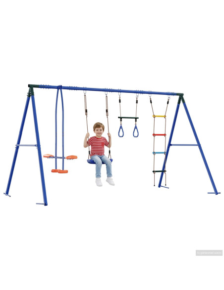 Set di Altalene per Esterni Multicolore 330 x 185 x 185 cm