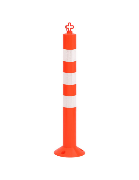 Dissuasori Traffico con Catena 4 pz 75 cm in PE