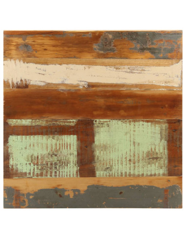 Tavolo da Bistrot Quadrato 50x50x75 cm in Massello di Recupero