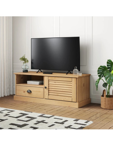 Mobile Porta TV VIGO 106x40x40 cm in Legno Massello di Pino