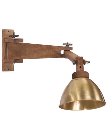 Lampada a Parete 25 W Ottone Anticato E27