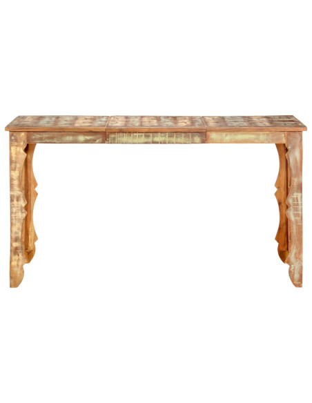 Tavolo da Pranzo 140x70x76 cm in Legno Massello di Recupero