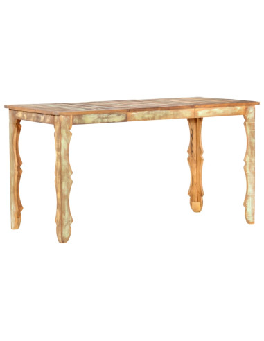 Tavolo da Pranzo 140x70x76 cm in Legno Massello di Recupero