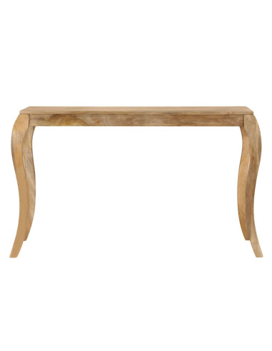 Tavolo da Pranzo in Legno Massello di Mango 118x60x76cm