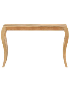 Tavolo Consolle in Legno Massello di Mango 118x38x76 cm