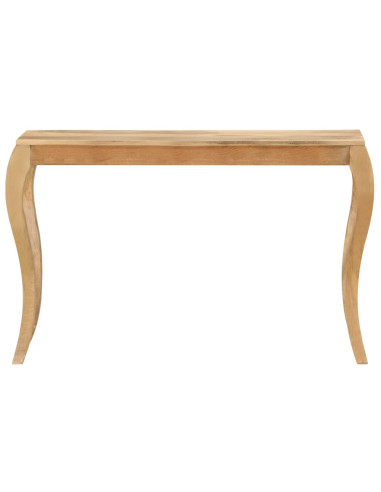 Tavolo Consolle in Legno Massello di Mango 118x38x76 cm