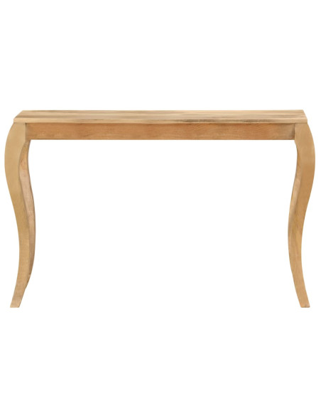 Tavolo Consolle in Legno Massello di Mango 118x38x76 cm