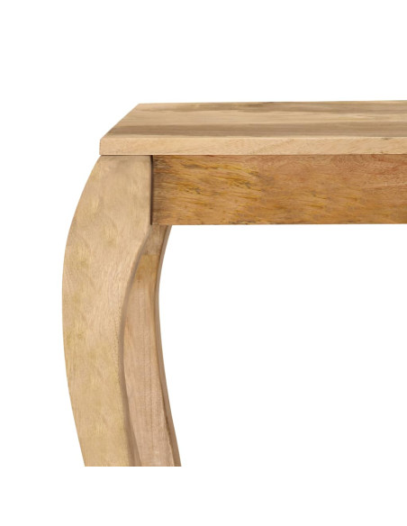 Tavolo Consolle in Legno Massello di Mango 118x38x76 cm