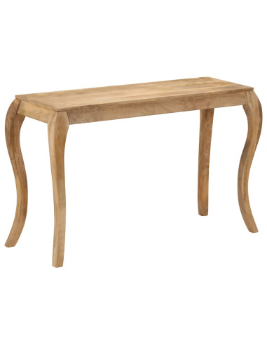 Tavolo Consolle in Legno Massello di Mango 118x38x76 cm