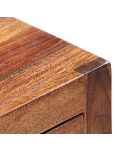 Comodino 40x30x50 cm in Legno Massello di Acacia