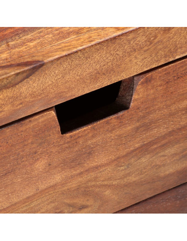 Comodino 40x30x50 cm in Legno Massello di Acacia