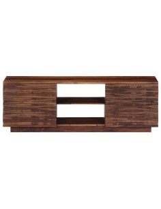 Mobile Porta TV 120x30x40 cm in Legno Massello di Acacia