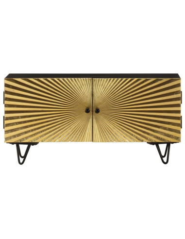 Mobile Porta TV 90x30x45 cm in Legno Massello di Mango