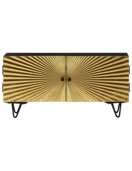 Mobile Porta TV 90x30x45 cm in Legno Massello di Mango