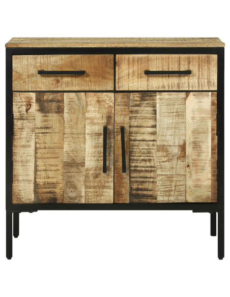 Credenza con cassetto 70 x 35 x 70 cm Legno massello di mango