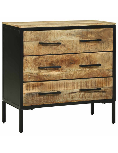 Credenza con cassetto 70 x 35 x 70 cm Legno massello di mango