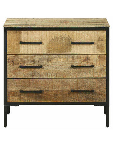 Credenza con cassetto 70 x 35 x 70 cm Legno massello di mango