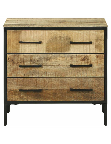 Credenza con cassetto 70 x 35 x 70 cm Legno massello di mango