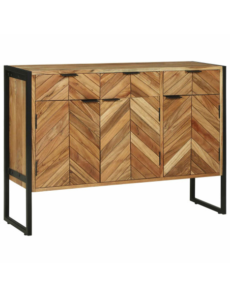 Credenza 100 x 30 x 75 cm Legno massello di acacia