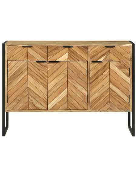 Credenza 100 x 30 x 75 cm Legno massello di acacia