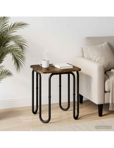 Tavolino da salotto Rovere Fumo 40 x 40 x 45 cm