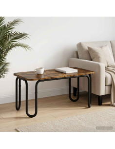 Tavolino da salotto Rovere Fumo 79,5 x 40 x 36 cm