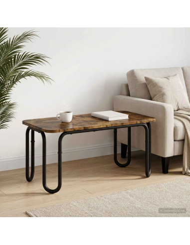 Tavolino da salotto Rovere Fumo 100 x 50 x 45 cm