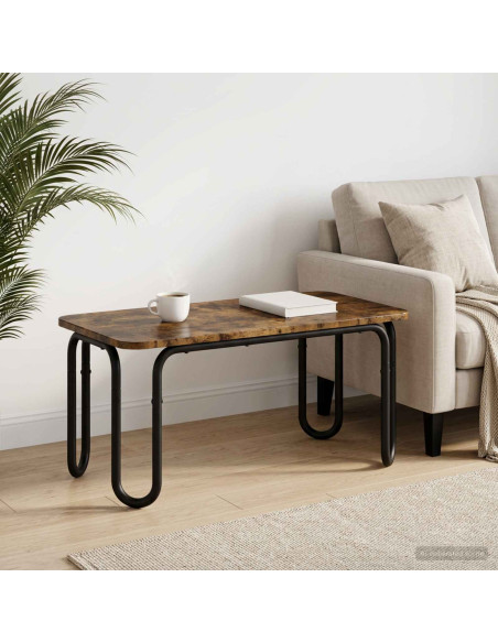 Tavolino da salotto Rovere Fumo 100 x 50 x 45 cm