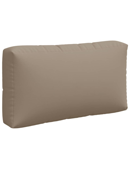 Cuscini per Pallet 3 pz Tortora in Tessuto