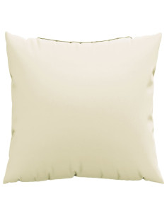 Cuscini Decorativi 4 pz Crema 50x50 cm in Tessuto 2