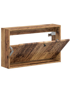 Mobiletto per Scarpe da Muro ALKMAAR 71 x 17 x 43 cm 2