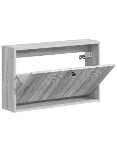 Mobiletto per Scarpe da Muro ALKMAAR 71 x 17 x 43 cm 2
