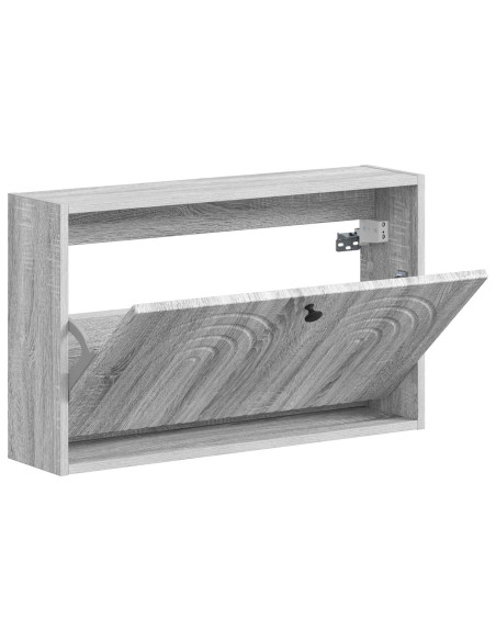 Mobiletto per Scarpe da Muro ALKMAAR 71 x 17 x 43 cm