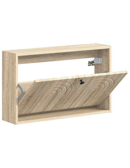 Mobiletto per Scarpe da Muro ALKMAAR 71 x 17 x 43 cm
