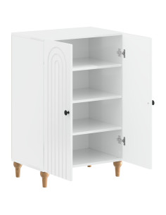 Mobile per scarpe ALKMAAR 59,5 x 39,5 x 90 cm Bianco Lucido 2