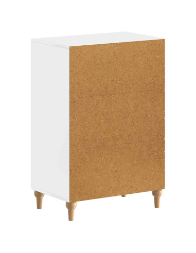 Mobile per scarpe ALKMAAR 59,5 x 39,5 x 90 cm Bianco Lucido