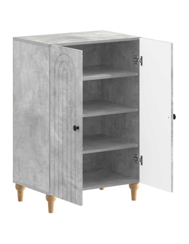 Mobile per scarpe ALKMAAR 59,5 x 39,5 x 90 cm Grigio Cemento