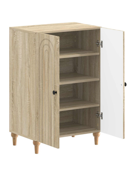 Mobile per scarpe ALKMAAR 59,5 x 39,5 x 90 cm Rovere Sonoma